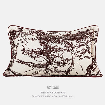Cuscino jacquard cavallo