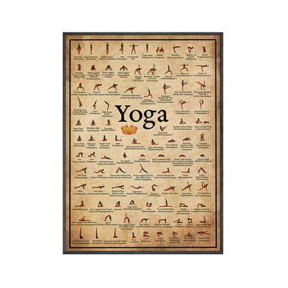 Poster Posa di yoga
