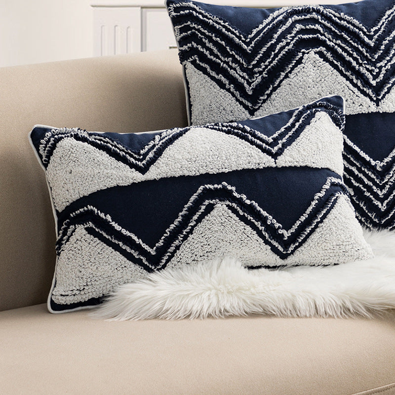Copricuscino imbottito stile boho