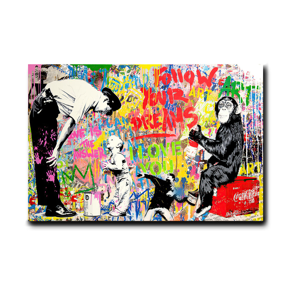 Quadro scimmia