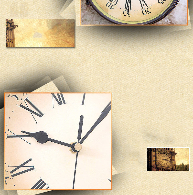 Orologio da parete Vintage staffa