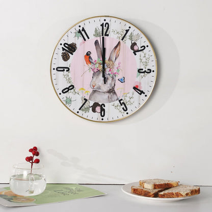 Orologio da parete Cervo fiori