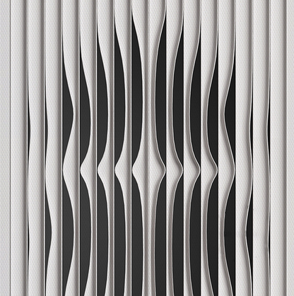 Quadro Astratto Bianco e Nero