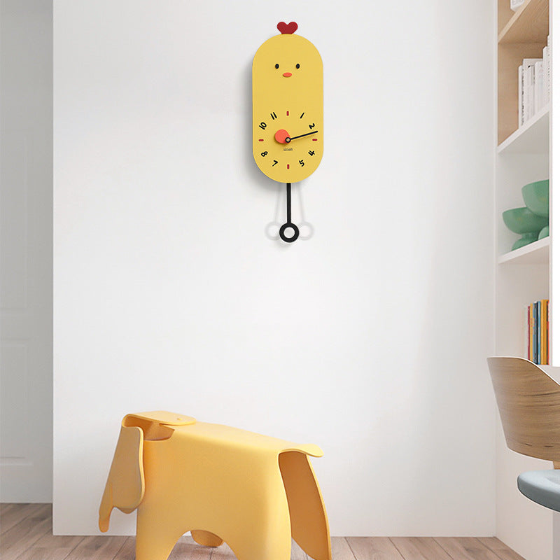 Orologio da parete Pulcino giallo