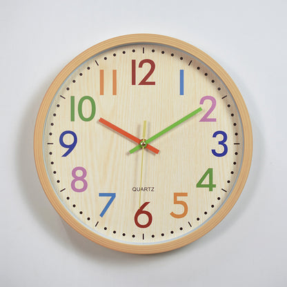 Orologio da parete Numeri arcobaleno