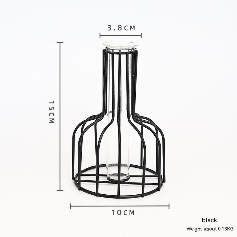 Vaso in vetro geometrico