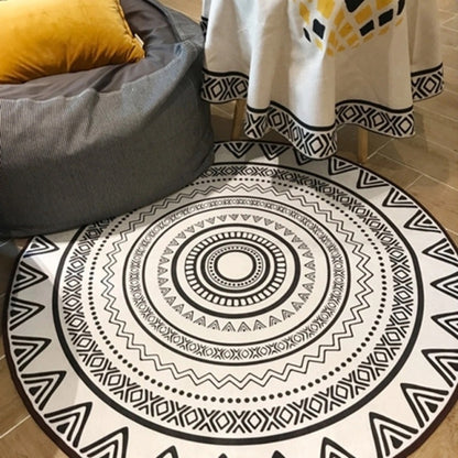 Tappeto velluto geometrico