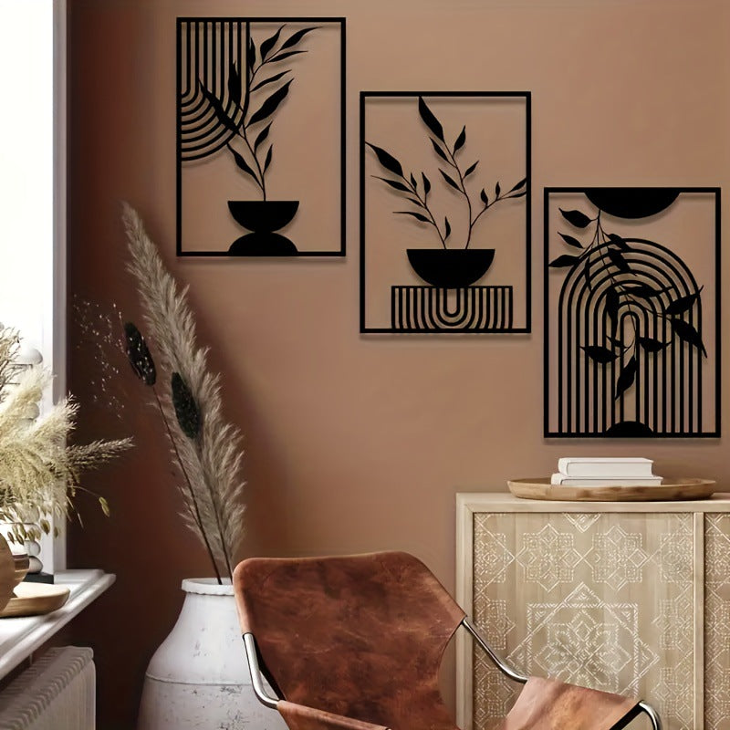 Decorazione astratta in metallo