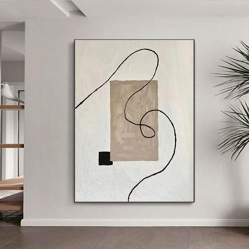 Quadro minimalista bianco e nero