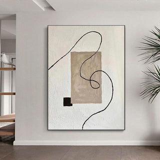 Quadro minimalista bianco e nero