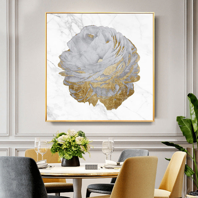 Quadro fiori stile spray