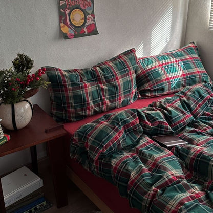 Set biancheria tartan