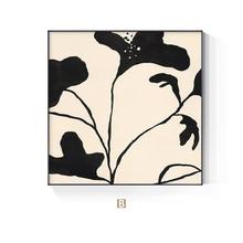 Quadro orchidea bianco nero