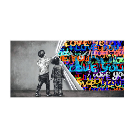Quadro Graffiti Astratto