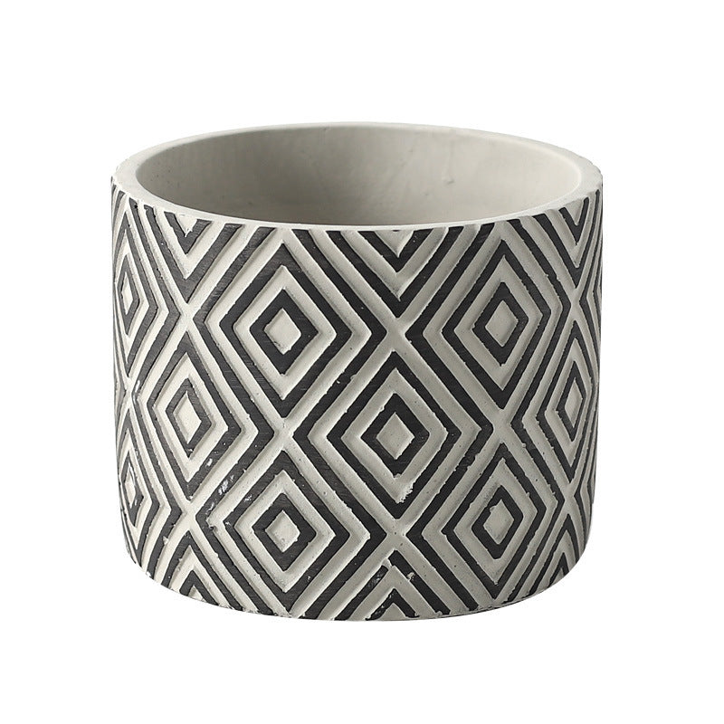 Vaso in cemento