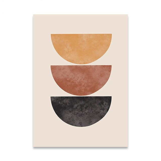 Quadro bohemien sole luna