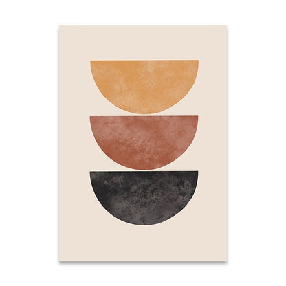 Quadro bohemien sole luna