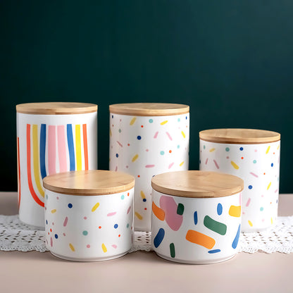 Barattolo in ceramica nordico
