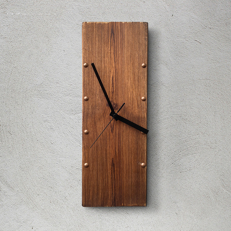 Orologio parete legno art deco
