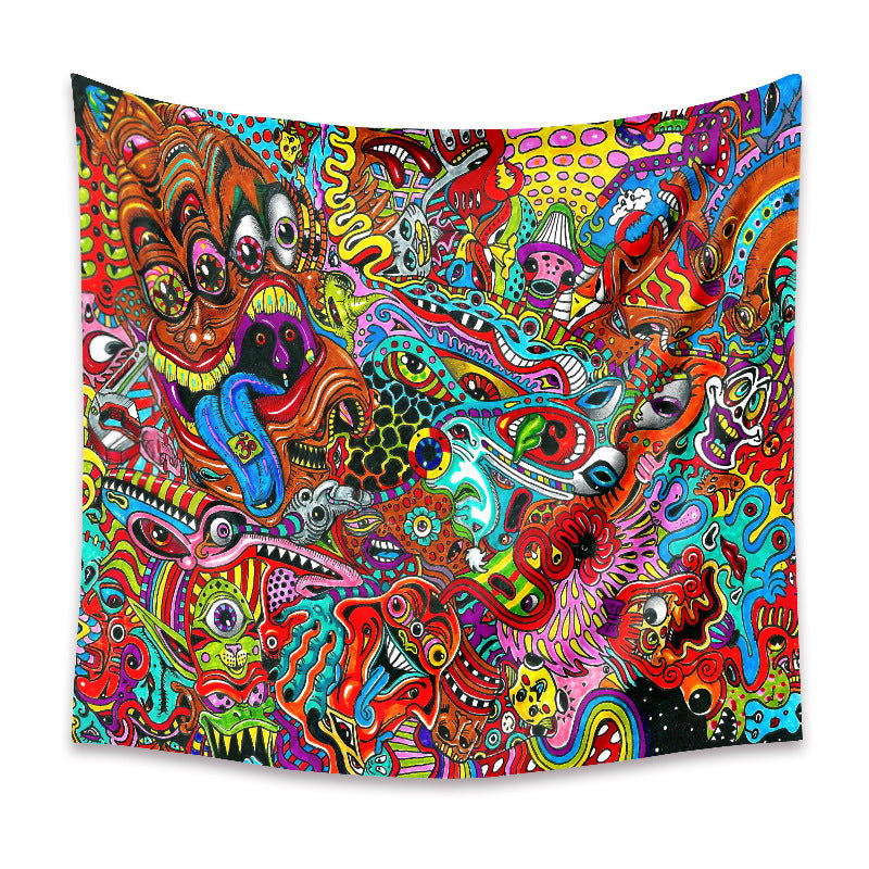 Tappezzeria stile hippie