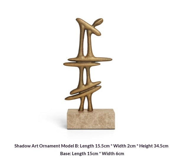 Scultura astratta in marmo
