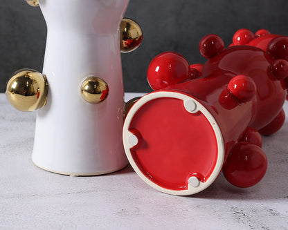 Vaso ceramica astratto