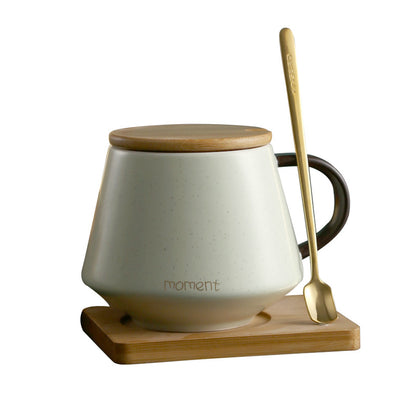 Tazza ceramica Nordica con coperchio