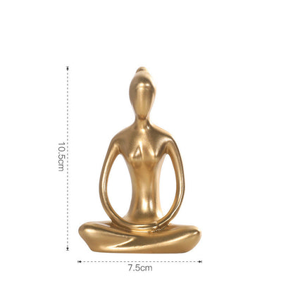 Figurina yoga astratta