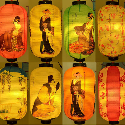 Lanterna decorativa ukiyo-e