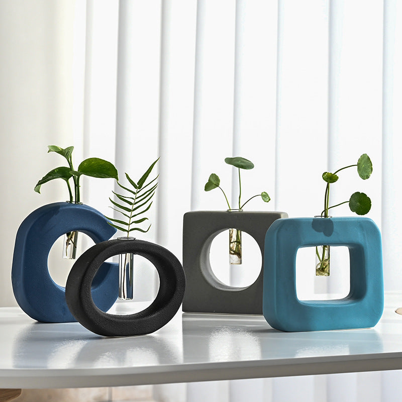 Vaso idroponico geometrico