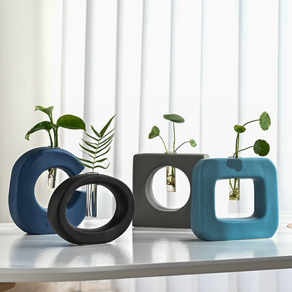 Vaso idroponico geometrico