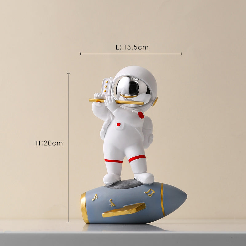 Figurina astronauta resina