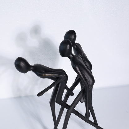 Scultura ferro astratta