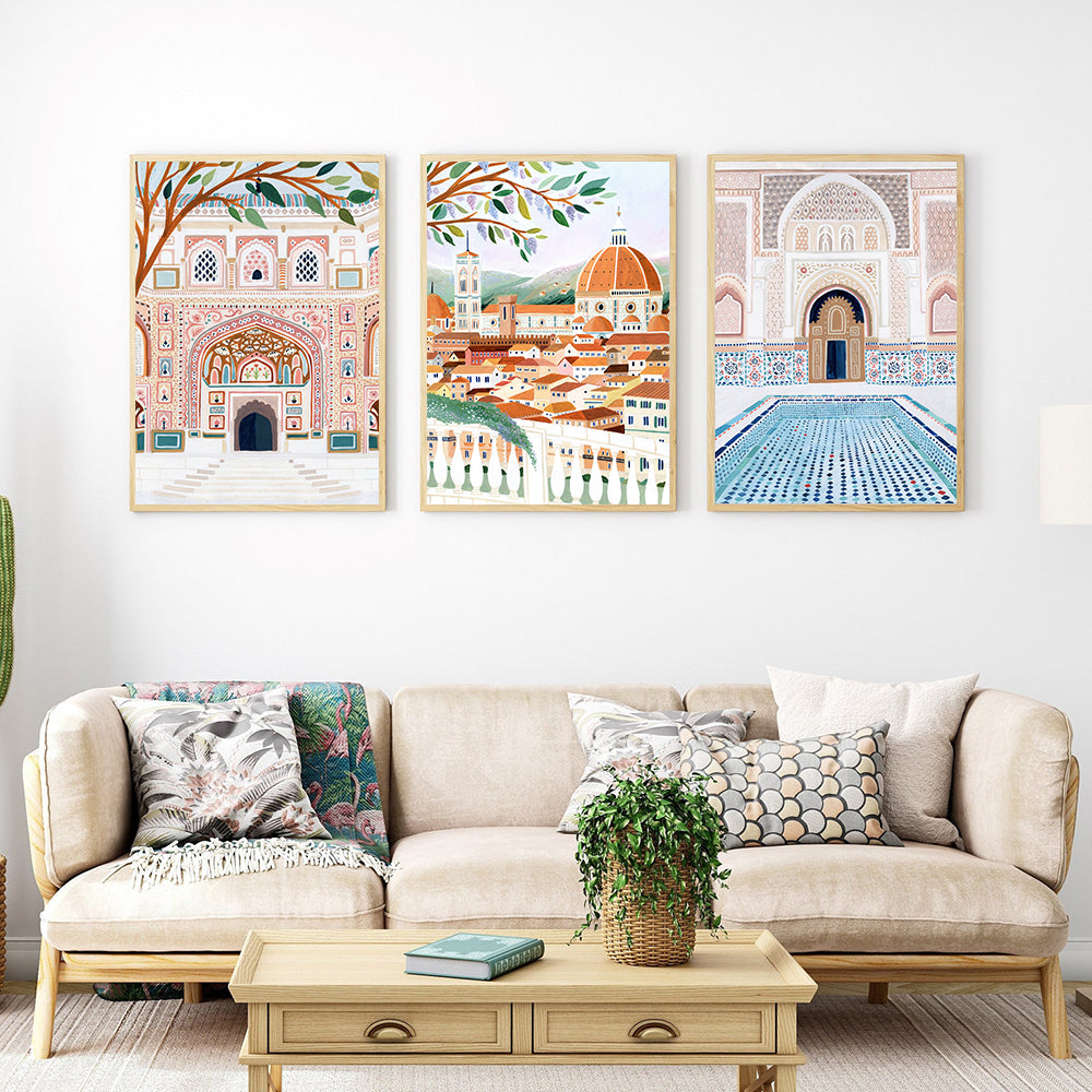 Quadro paesaggio Marrakech