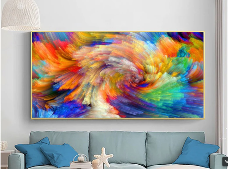 Quadro onde arcobaleno