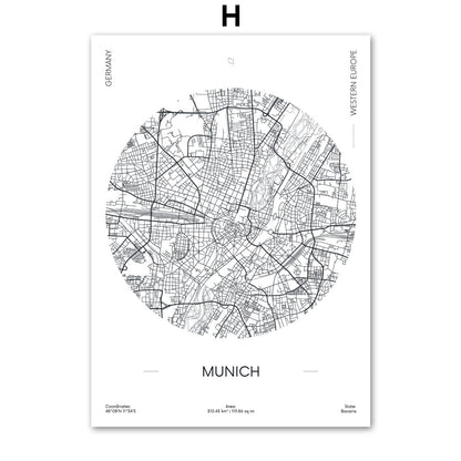 Quadro mappe urbane