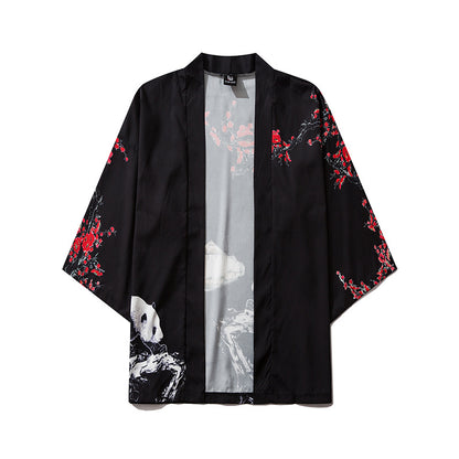 Cardigan stampa gatti
