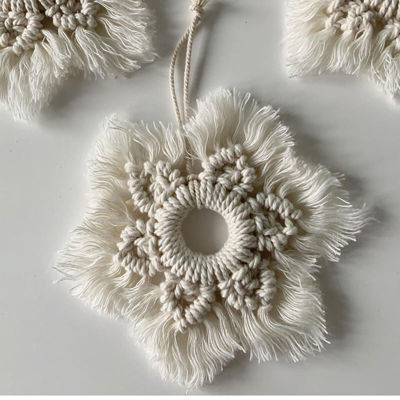 Ciondolo stella cotone boho