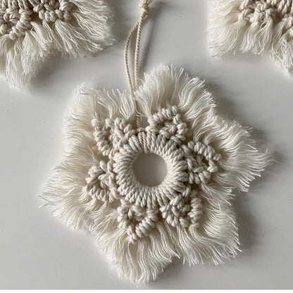 Ciondolo stella cotone boho