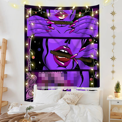 Poster Viso pop-art neon