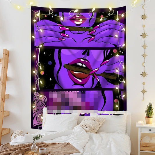 Poster Viso pop-art neon
