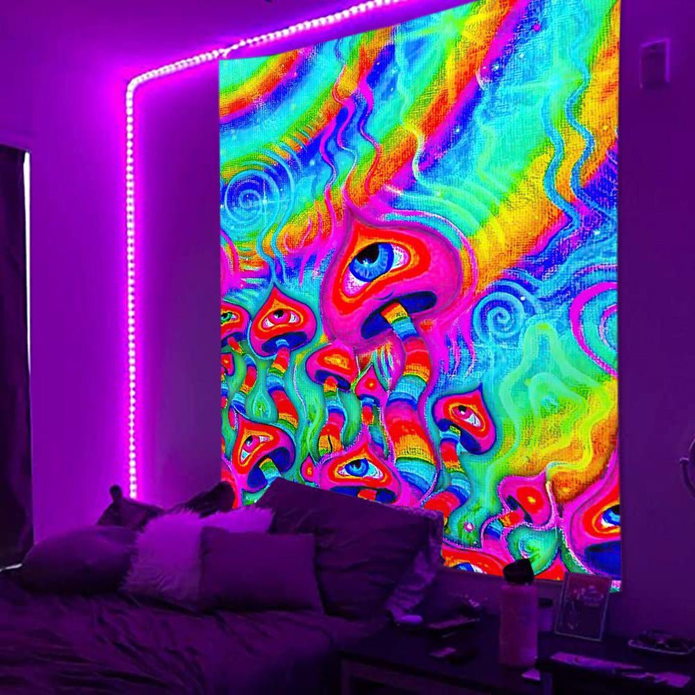 Arazzo stelle fluorescenti