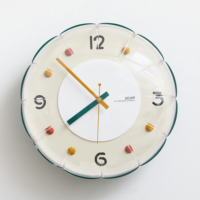 Orologio da parete Sagoma goccia rossa