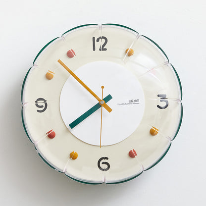 Orologio da parete Sagoma goccia rossa