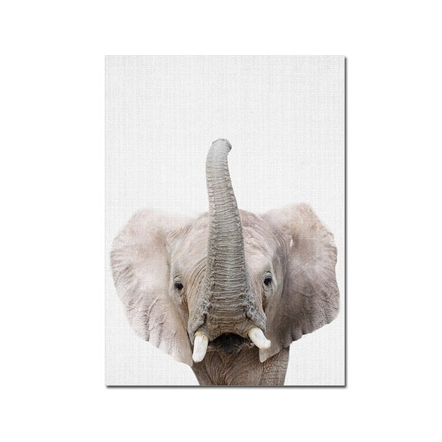 Quadro animali bosco