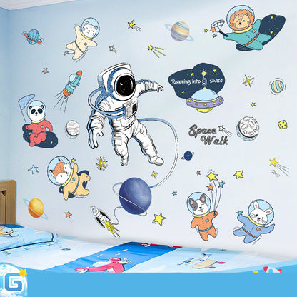 Adesivo murale Astronauta nello spazio