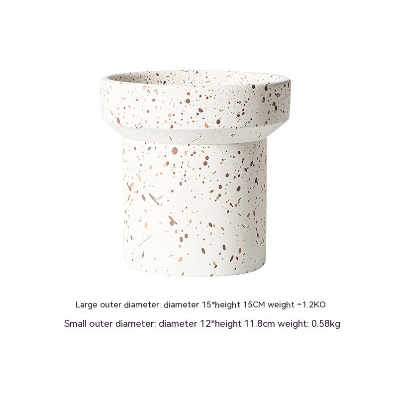 Vaso cemento nordico