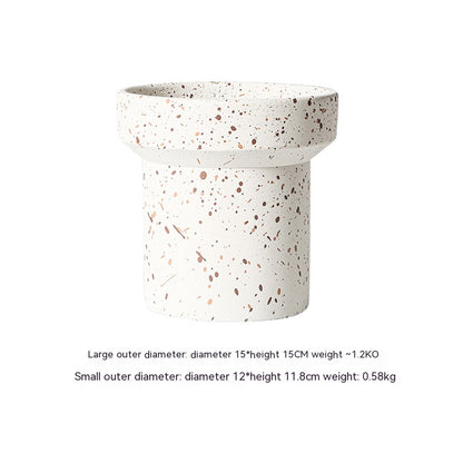 Vaso cemento nordico