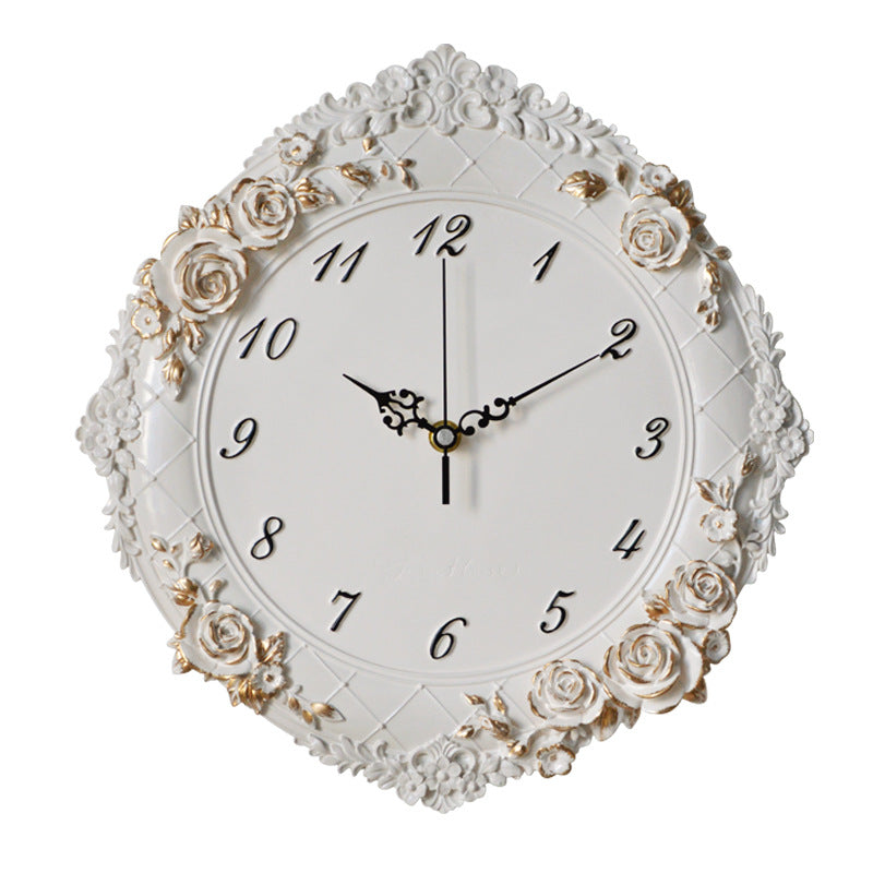 Orologio da parete Rose barocco