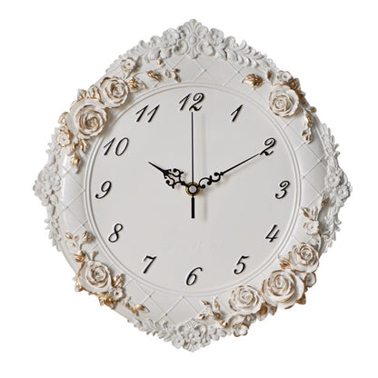 Orologio da parete Rose barocco